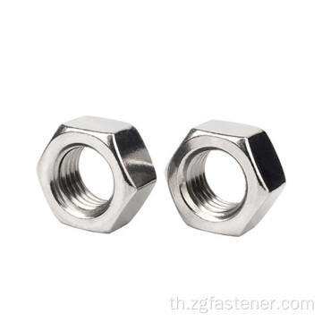 DIN 934 น็อตหกเหลี่ยมสแตนเลส M16 HEX NUT A4-80 M22